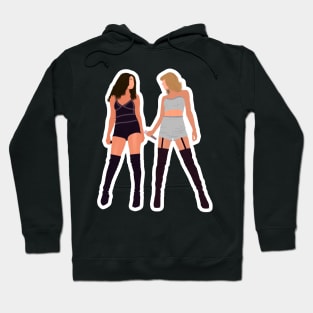 Sel and Tay on stage concert Outfit Fan Art Hoodie